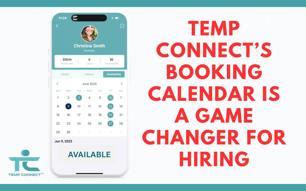 Temp Connect's Booking Calendar Is a Game Changer for Hiring