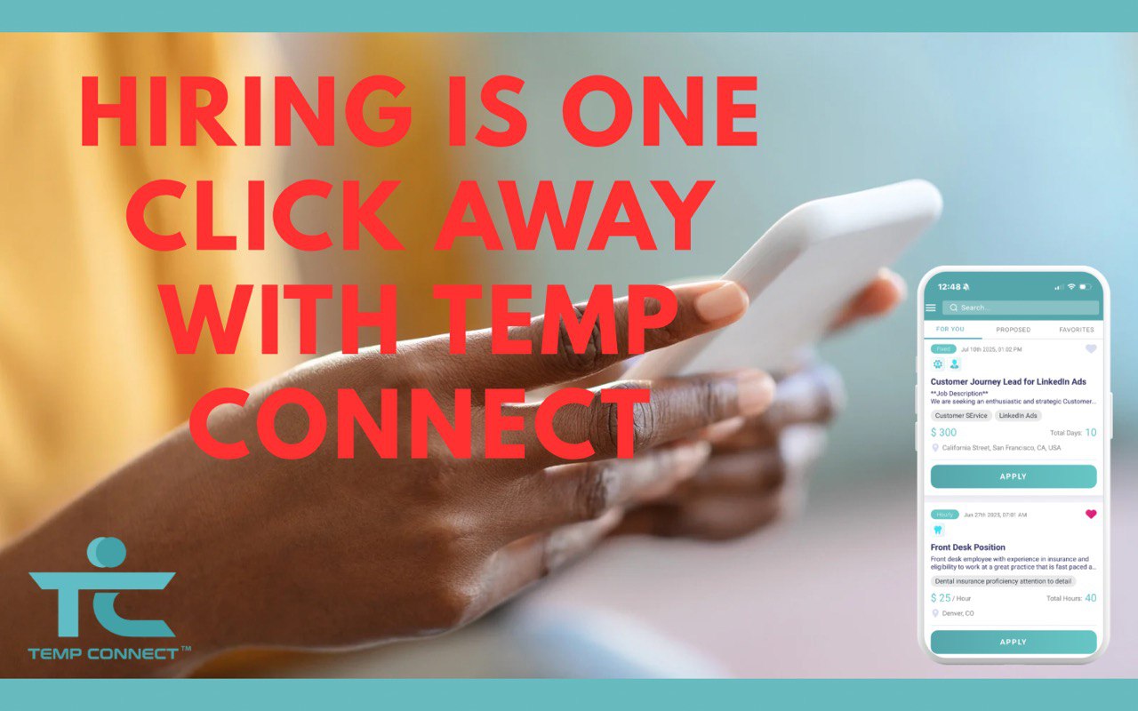 Hiring Is One Click Away with Temp Connect